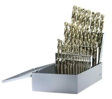 Drillco 500 Series 29 Piece Cobalt Steel Heavy-Duty Jobber Drill Bit Set