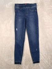 Spanx Jeans Womens Small Blue Denim Skinny Jegging Flex Mid Rise Pull On Stretch