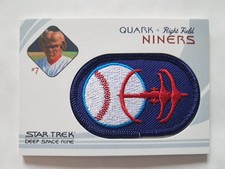 2018 Star Trek Deep Space Nine Heroes & Villains Quark Baseball Patch #BP9