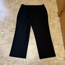 Talbots Pull On Black Pants - Size 3X