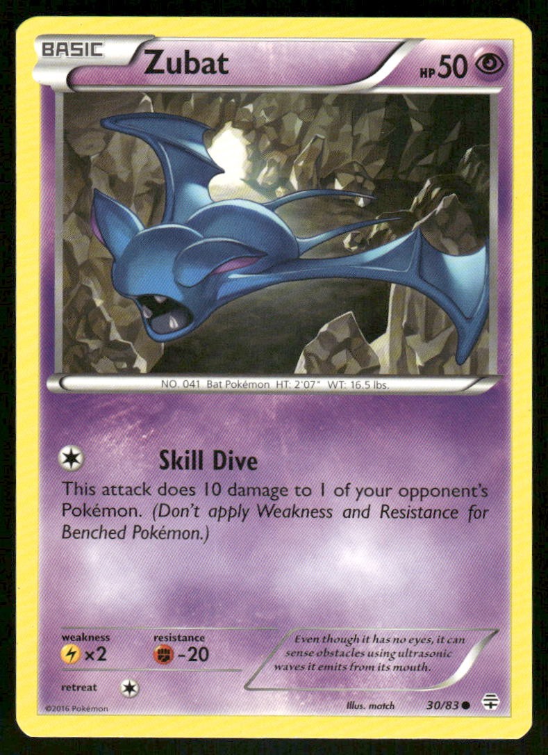 Zubat 30/83 - Generations - Common NM
