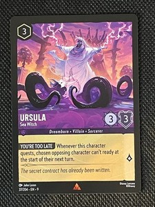 Ursula - Sea Witch 37/204 Disney Lorcana Fabled RARE