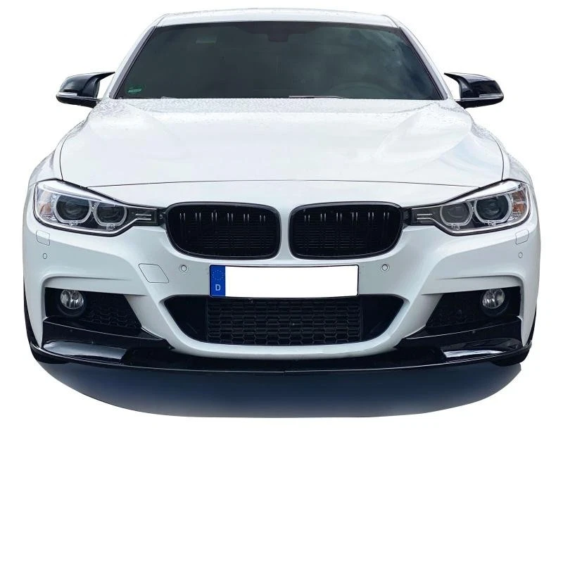 Front Spoiler Lippe schwarz glänzend ABE passend für Stoßstange BMW 3er F30 F31 - Bild 3 von 4