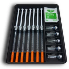 Prefilled Syringe Storage Case – Holds 7 Syringes, 5 Vials & Wipes | Compact Fri