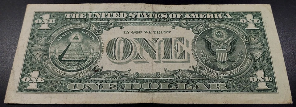 2017 $1 FRN True Binary Super Repeater Fancy Serial Number! 62626262! - Image 3 of 4