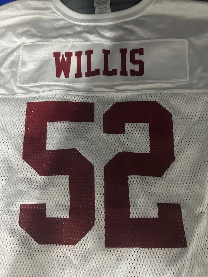 TOTALMENTE NUEVO Camiseta Reebok Para Mujer San Francisco 49ers Patrick Willis Talla XL Foto 3 de 4