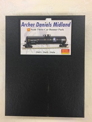 Micro-Trains Line ADM Tanker 3 Car Runner Pack  993 00 137  *MINT*  OOP