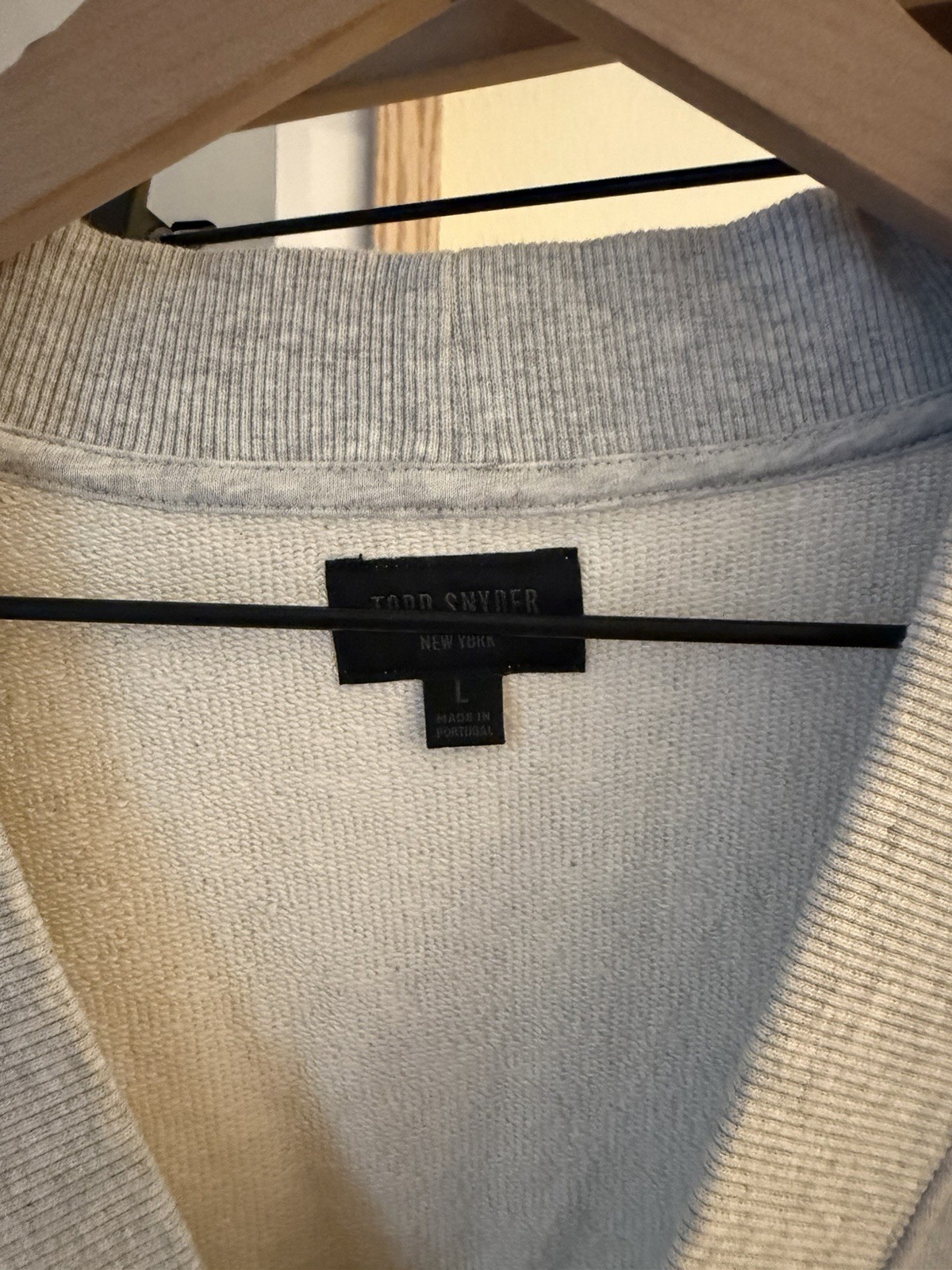 Todd Snyder Men's Gray SoHo Cardigan Sweatshirt Pockets L image 2