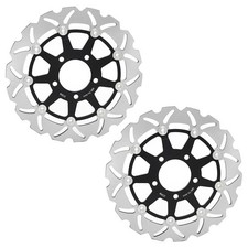 Pair Front Brake Discs For SUZUKI GSF 650 S Bandit 2005-2006 SV 650 S 2003-2015