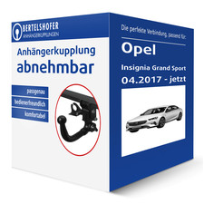 Brink Anhängerkupplung abnehmbar für OPEL Insignia Grand Sport Typ Z18 AHK