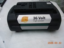 BOSCH 36v rotak mower  battery  holds a full charge high power 2,6ah