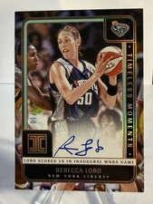 2025 Impeccable WNBA Rebecca Lobo, Timeless moments, Holo gold Auto /10