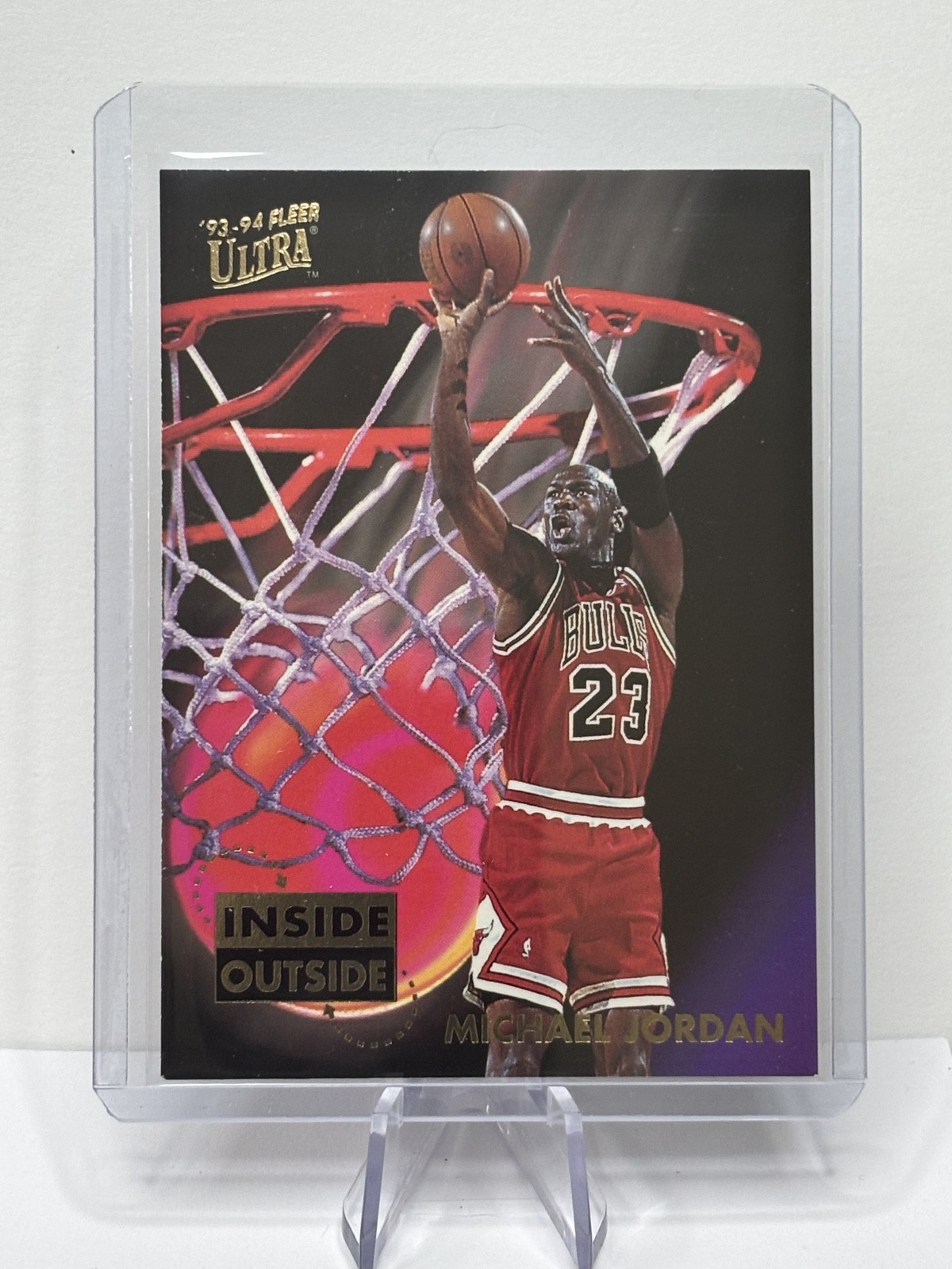 1993-94 Fleer Ultra - Inside Outside Michael Jordan #4