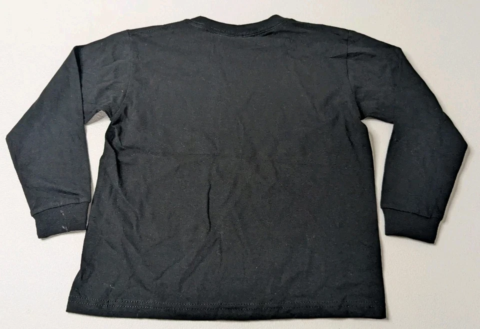 Ocean Current T Shirt Boy's XS Black Graphic Game Over Long Sleeve  - Image 2 of 4