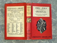 Germinal: (Everyman's Library No. 897) Emile Zola. J. M. Dent. Reprint. 1942