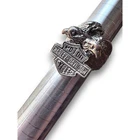 Vintage Harley Davidson Eagle Bar and Shield Ring 925 Sterling Silver Size 5.5