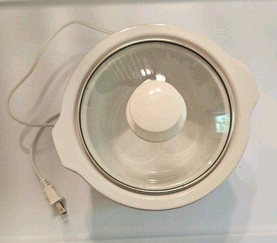 Crockpot 1.5 Quart SCR151-WG-NP Slow Cooker Small White