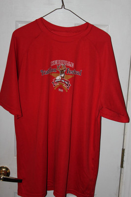 Kerrville Triathlon Festival Shirt, Smokin' Good Tri, HEB, CREW T Shirt,XL