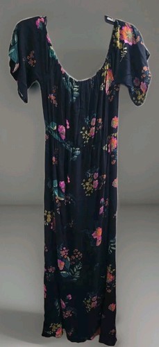 Lovestitch Floral Maxi Dress Sz Small Spring Summer Beach Vacation - Picture 9 of 9
