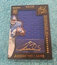 2014 Rookie Black Gold Andre Williams Auto Sizeable Signatures 60/199 SR-AW