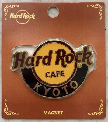 Hard Rock Cafe Classic Logo Magnet Kyoto Japan