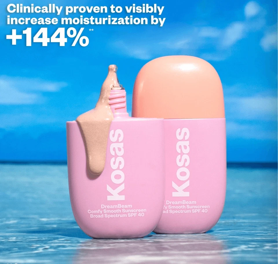 Kosas DreamBeam Comfy Smooth Sunscreen SPF 40  ORIGINAL Shade FULL SIZE- NIB - Image 2 of 4