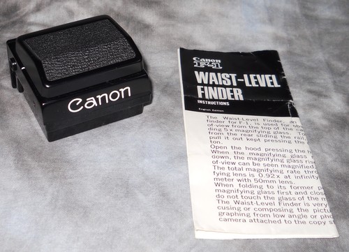 Canon OLD F-1 Waist Level Finder with Cover AS-IS