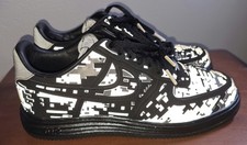 Talla 10.5 - Nike Lunar Force 1 Digi NRG Camuflaje Negro