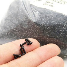 M1 M1.2 M1.4 M1.6 M1.7 M2 Black Steel Phillips Pan Head Small Micro Screws Bolts
