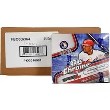 2025 Topps Chrome® Baseball Update Series - Hobby Jumbo Box - SEALED CASE