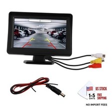 LCD Backup Camera Monitor Only,4.3" Backup Camera Screen with 160 Adjustment