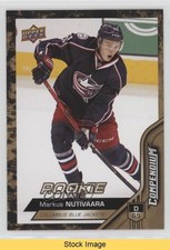 2016-17 Upper Deck Compendium Rookies Gold Markus Nutivaara #887 READ 0c6