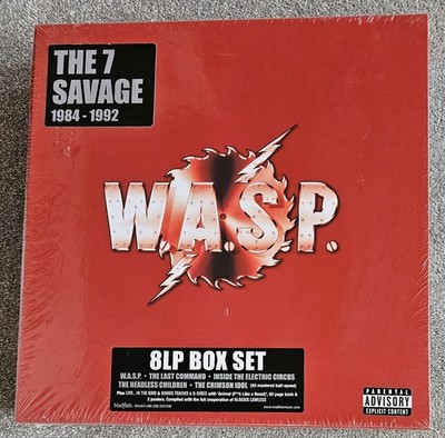 W.A.S.P. - The 7 Savage 1984 - 1992 / 8 LP Box Set OVP