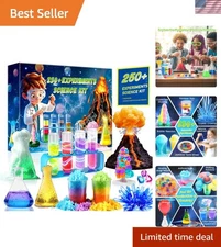 Ultimate Kids Science Kit with 250+ Experiments - Fun Chemistry & Physics Fun
