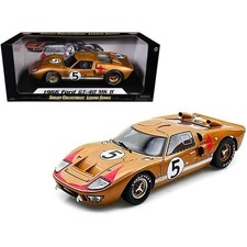 1966 Ford Gt-40 Mk Ii 5 Gold 24h Le Mans 118 Diecast Car Shelby Collectibles