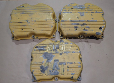 Caterpillar CAT C12 Diesel Engine Valve Cover Set 132-9825 132-9827 Truck