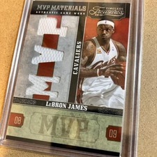 LeBron James 2009-10 Panini Timeless Treasures Jersey Card 15/25 NBA Rare