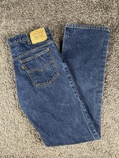 Vintage Levi's Jeans Mens 36x36 Blue 20517 Straight Leg Orange Tab USA