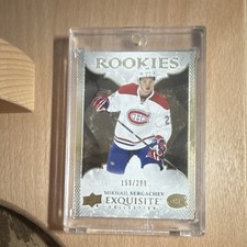 Upper Deck 2016-17 Ice Exquisite Rookies Mikhail Sergachev RC #R-18 /299