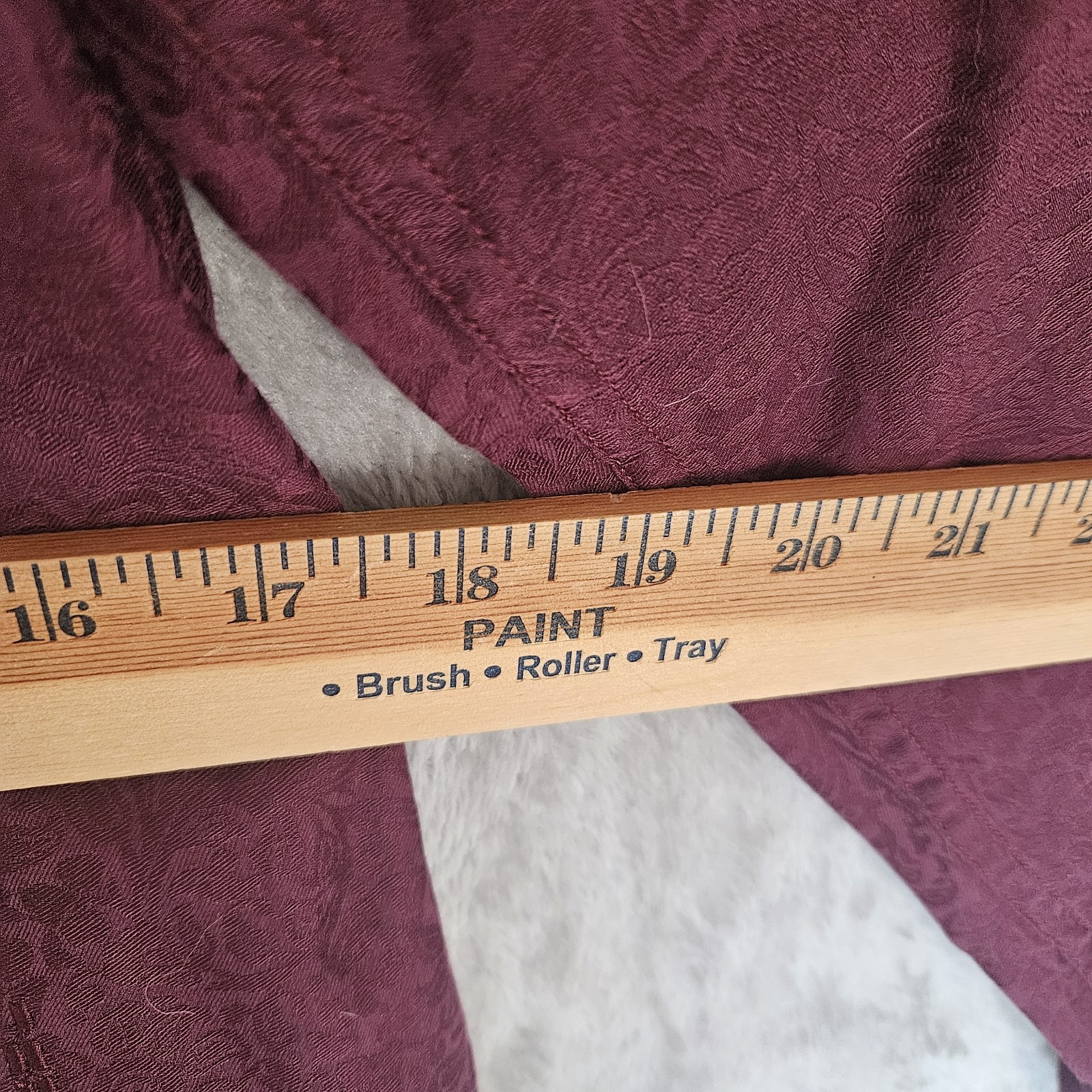 Robert Graham Maroon Solid Button Down Shirt Stri… - image 3