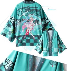 Anime Hatsune Miku Cosplay Kimono Haori Yukata Summer Coat Jacket