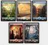 Amonkhet Full Art Land Set (1 of each) Magic MTG AKH #250-254 ~NM NON-FOIL~