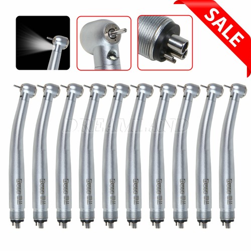 1-10 Dental LED Fibra Óptica Alta Velocidad Pieza de Mano Generador Electrónico 4 Agujeros 3 Taladro Pulverizador - Imagen 22 de 24
