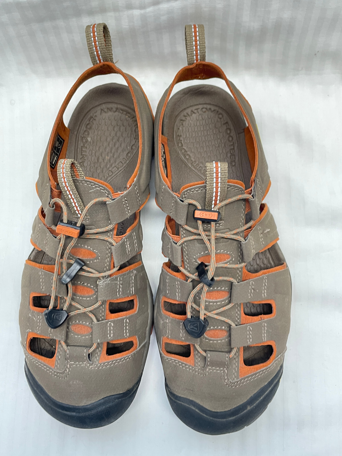 Sandali Keen marrone e arancione plantare atomico arco contorno donna 7 5 40 EU