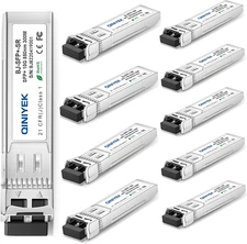 10-Pack 10Gbase-Sr SFP+ Transceiver 10G SR SFP Multi-Mode LC Module 850Nm Cisco
