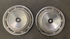 Lot Of 2 Buick 1960s Vintage Hubcaps Dog Dish Wheel Covers Metal