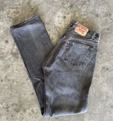 Vintage Levis 501 Denim Jeans 501-0658 Made in USA Black