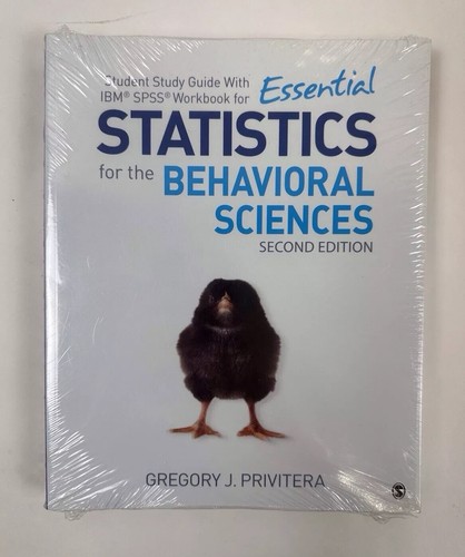 Student Study Guide With IBM SPSS Workbook for Essential Statistics Behavioral  - Picture 1 of 2