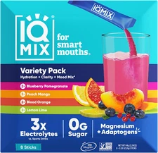 IQMIX Sugar Free Electrolytes Powder Packets - Hydration Supplement Drink Mix wi