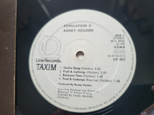 RANDY HOLDEN - Population II 1970 HEAVY PSYCH HARD ROCK Blue Cheer Other Half LP - Picture 2 of 7
